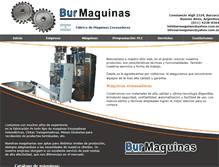Tablet Screenshot of burmaquinas.com.ar